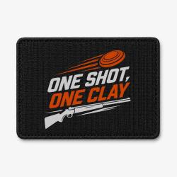 Patch Ball Trap - One Shot One Clay - Pr&eacute;cision - Noir / Orange