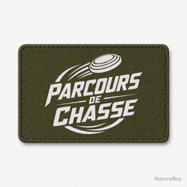 Patch Ball Trap - Parcours de chasse - Tireur Sporting - Olive / Blanc