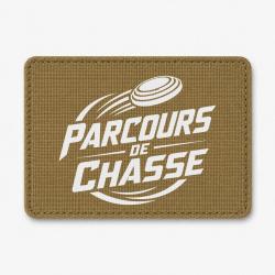 Patch Ball Trap - Parcours de chasse - Tireur Sporting - Coyote / Blanc