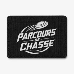Patch Ball Trap - Parcours de chasse - Tireur Sporting - Noir / Blanc