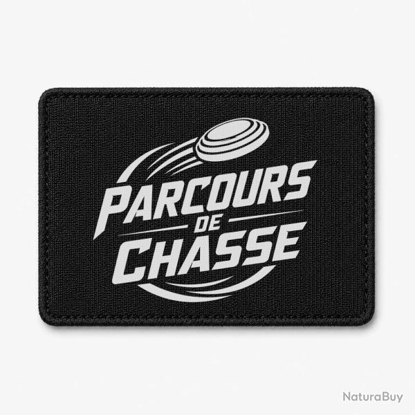 Patch Ball Trap - Parcours de chasse - Tireur Sporting - Noir / Blanc