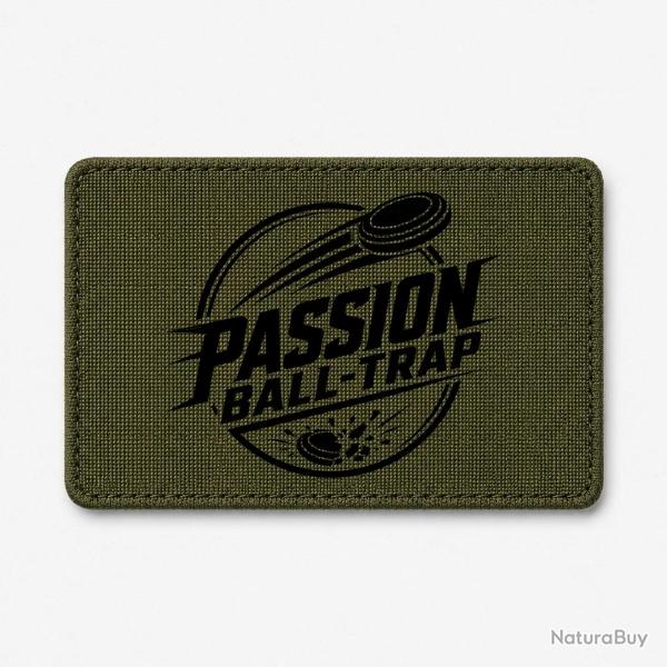 Patch Ball Trap - Passion Ball Trap - Logo tireur - Olive / Noir