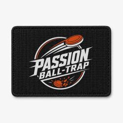 Patch Ball Trap - Passion Ball Trap - Logo tireur - Noir / Orange