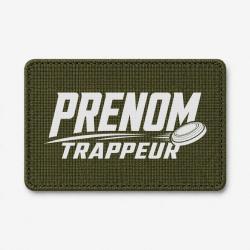 Patch Ball Trap - Pr&eacute;nom personnalis&eacute; - Trappeur - Olive / Blanc