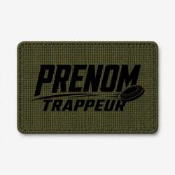 Patch Ball Trap - Pr&eacute;nom personnalis&eacute; - Trappeur - Olive / Noir