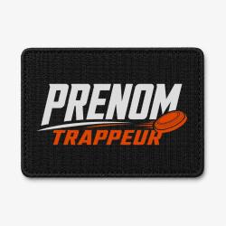 Patch Ball Trap - Pr&eacute;nom personnalis&eacute; - Trappeur - Noir / Orange
