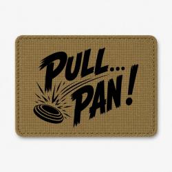 Patch Ball Trap - Pull Pan - Impact du plateau - Coyote / Noir