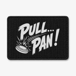 Patch Ball Trap - Pull Pan - Impact du plateau - Noir / Blanc