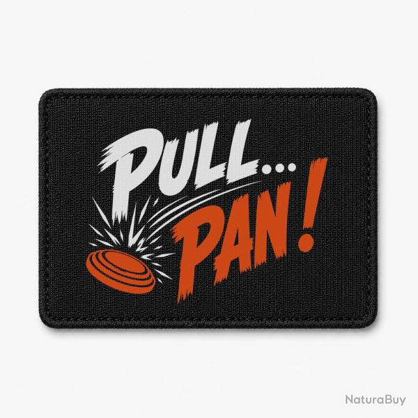 Patch Ball Trap - Pull Pan - Impact du plateau - Noir / Orange