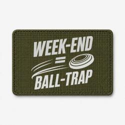 Patch Ball Trap - Week-end Ball Trap - Stand et plateaux - Olive / Blanc