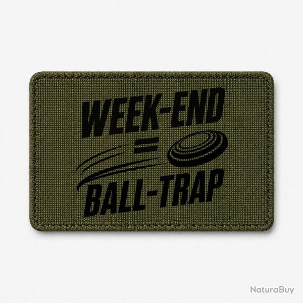 Patch Ball Trap - Week-end Ball Trap - Stand et plateaux - Olive / Noir