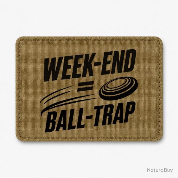 Patch Ball Trap - Week-end Ball Trap - Stand et plateaux - Coyote / Noir