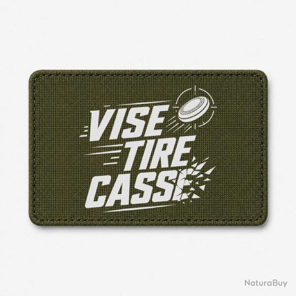 Patch Ball Trap - Vise, tire, casse - S�quence de tir - Olive / Blanc