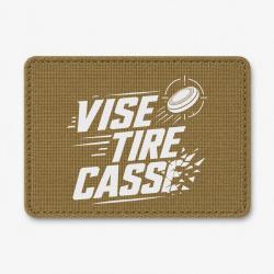 Patch Ball Trap - Vise, tire, casse - S&eacute;quence de tir - Coyote / Blanc
