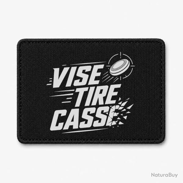 Patch Ball Trap - Vise, tire, casse - S�quence de tir - Noir / Blanc