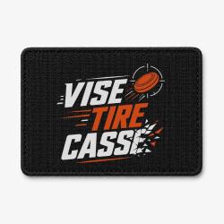 Patch Ball Trap - Vise, tire, casse - S&eacute;quence de tir - Noir / Orange