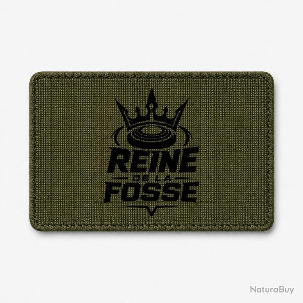 Patch Ball Trap - Reine de la fosse - Tireuse sportive - Olive / Noir