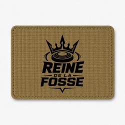 Patch Ball Trap - Reine de la fosse - Tireuse sportive - Coyote / Noir