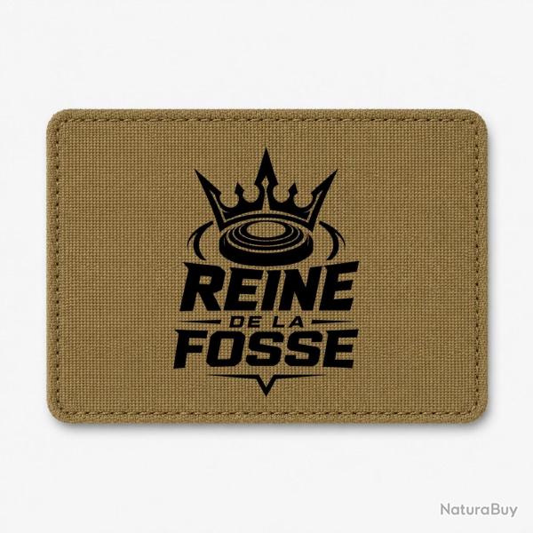 Patch Ball Trap - Reine de la fosse - Tireuse sportive - Coyote / Noir