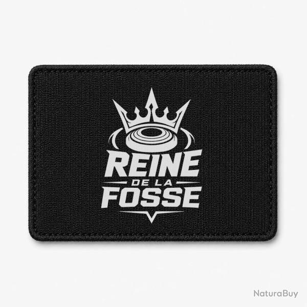 Patch Ball Trap - Reine de la fosse - Tireuse sportive - Noir / Blanc
