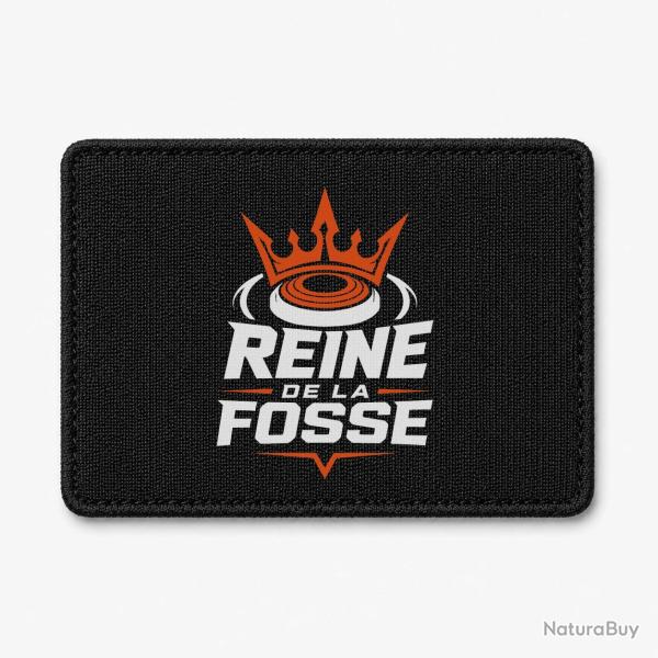 Patch Ball Trap - Reine de la fosse - Tireuse sportive - Noir / Orange