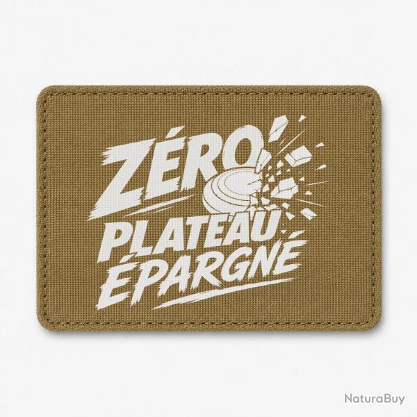 Patch Ball Trap - Z�ro plateau �pargn� - Tireur d�termin� - Coyote / Blanc