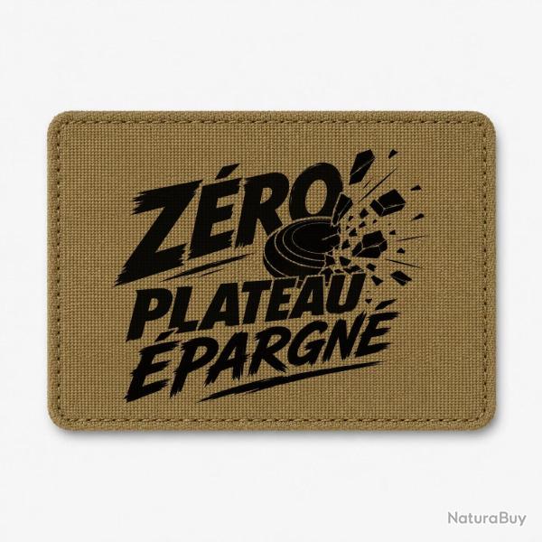 Patch Ball Trap - Z�ro plateau �pargn� - Tireur d�termin� - Coyote / Noir