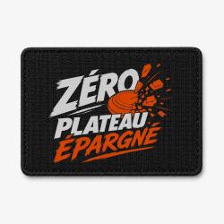 Patch Ball Trap - Z&eacute;ro plateau &eacute;pargn&eacute; - Tireur d&eacute;termin&eacute; - Noir / Orange