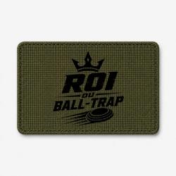 Patch Ball Trap - Roi du Ball Trap - Couronne - Olive / Noir
