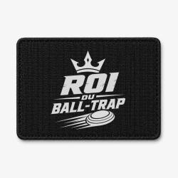 Patch Ball Trap - Roi du Ball Trap - Couronne - Noir / Blanc
