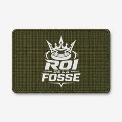 Patch Ball Trap - Roi de la fosse - Tireur sportif - Olive / Blanc