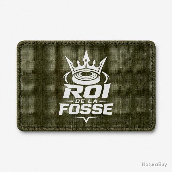 Patch Ball Trap - Roi de la fosse - Tireur sportif - Olive / Blanc
