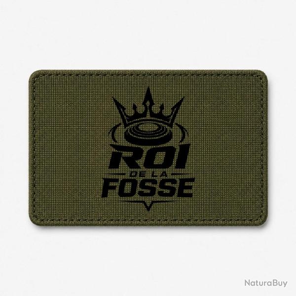 Patch Ball Trap - Roi de la fosse - Tireur sportif - Olive / Noir