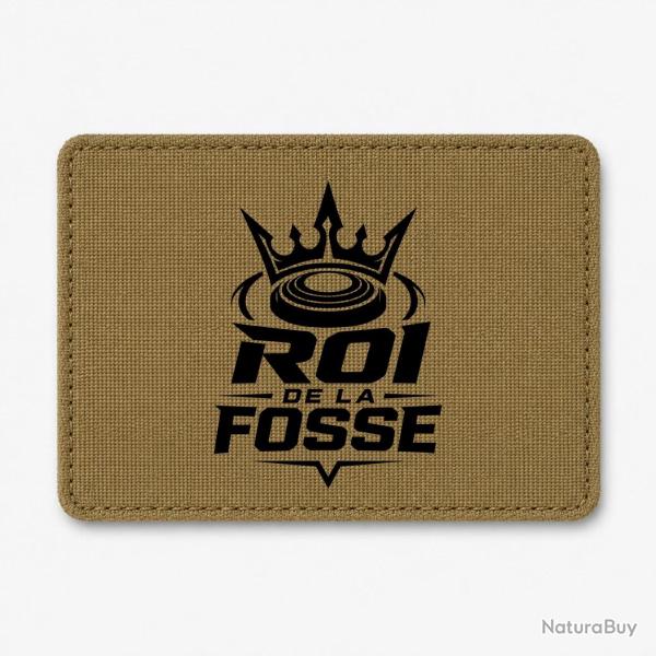 Patch Ball Trap - Roi de la fosse - Tireur sportif - Coyote / Noir