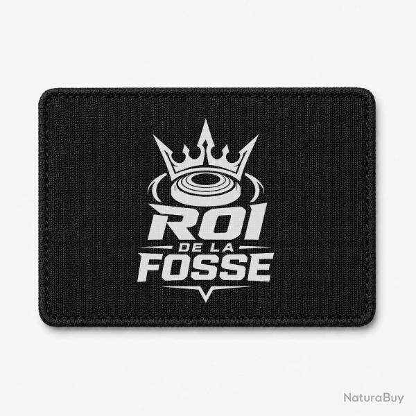 Patch Ball Trap - Roi de la fosse - Tireur sportif - Noir / Blanc