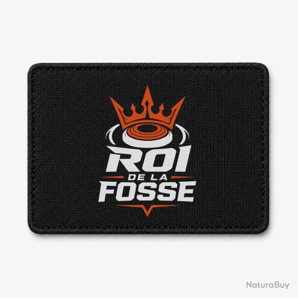 Patch Ball Trap - Roi de la fosse - Tireur sportif - Noir / Orange
