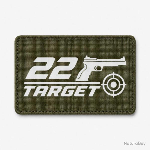Patch Tir Sportif - .22 Target - Olive / Blanc
