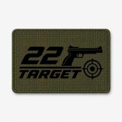 Patch Tir Sportif - .22 Target - Olive / Noir