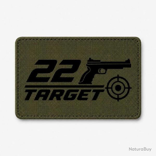 Patch Tir Sportif - .22 Target - Olive / Noir