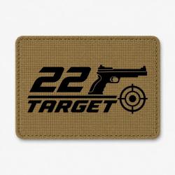 Patch Tir Sportif - .22 Target - Coyote / Noir