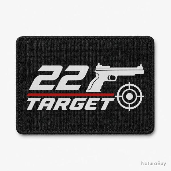 Patch Tir Sportif - .22 Target - Noir / Orange