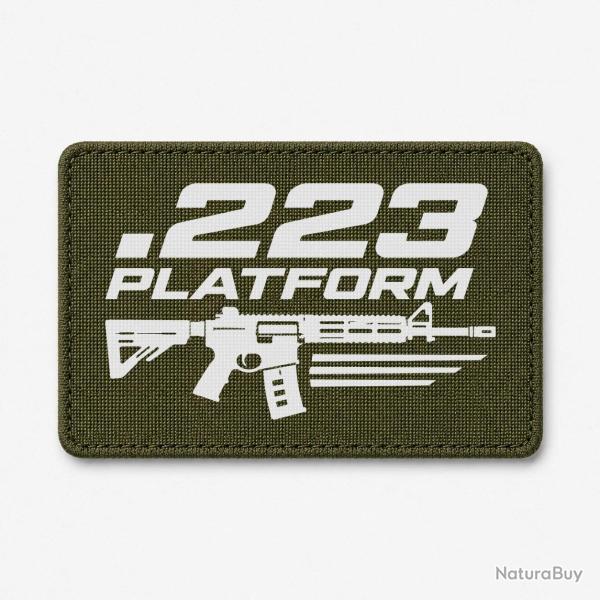 Patch Tir Sportif - .223 Platform - Olive / Blanc