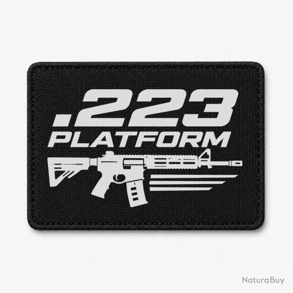 Patch Tir Sportif - .223 Platform - Noir / Blanc
