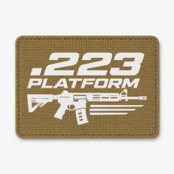 Patch Tir Sportif - .223 Platform - Coyote / Blanc