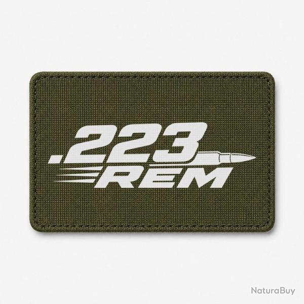 Patch Tir Sportif - .223 Rem - Cartouche - Olive / Blanc