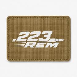 Patch Tir Sportif - .223 Rem - Cartouche - Coyote / Blanc