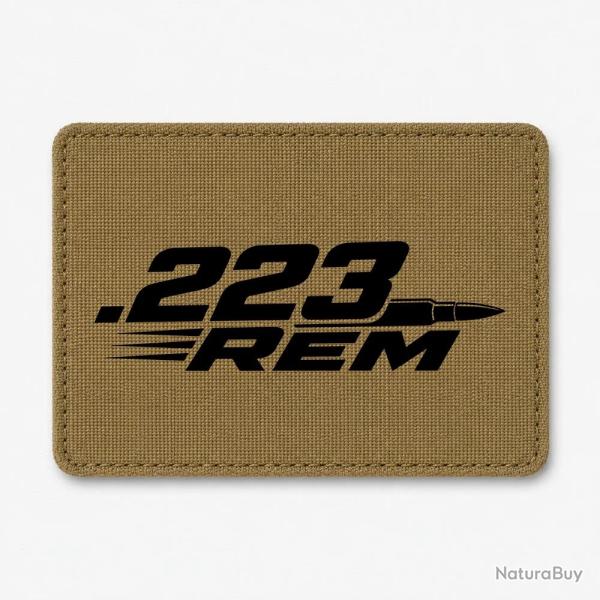 Patch Tir Sportif - .223 Rem - Cartouche - Coyote / Noir