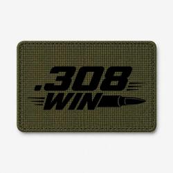 Patch Tir Sportif - .308 Win - Cartouche - Olive / Noir