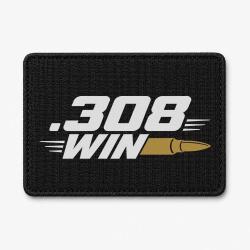 Patch Tir Sportif - .308 Win - Cartouche - Noir / Orange