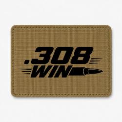 Patch Tir Sportif - .308 Win - Cartouche - Coyote / Noir
